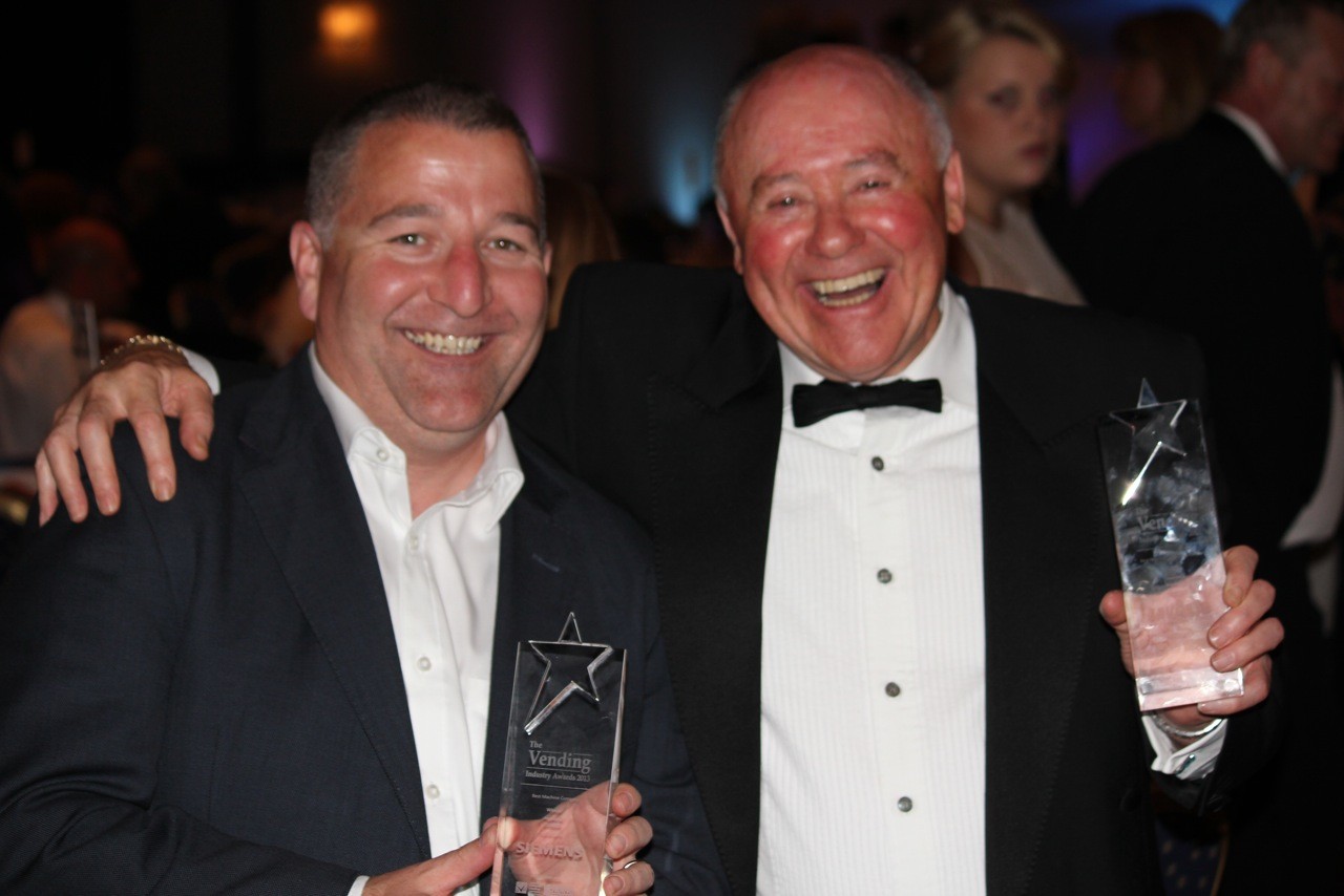 Mejor fabricante de máquinas en los Premios de la Industria británica del Vending.