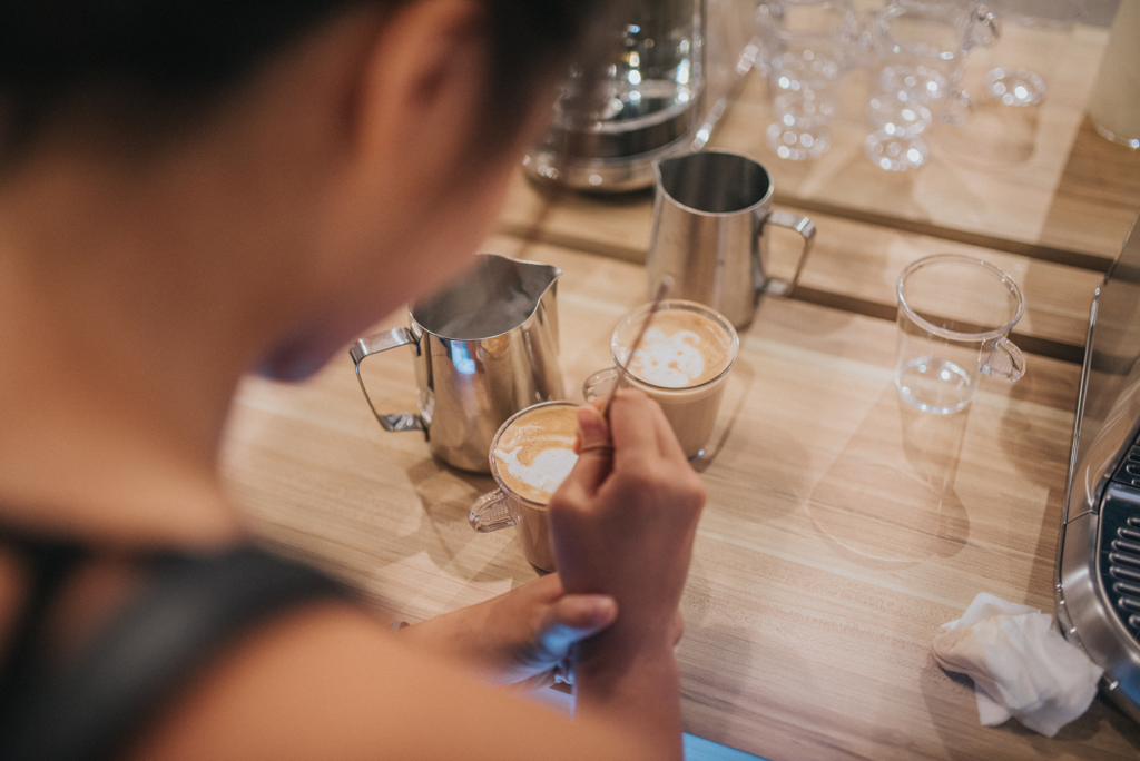 Arte y café: Esculturas en 3D